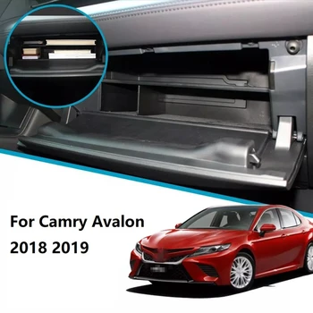 Bilens handskerum Interval opbevaringsboks til Toyota Camry Avalon 2018 2019 Co-Pilot opbevaringsboks Partition Rydde Tilbehør