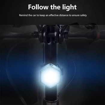Nye USB-Opladning Cykel Smart Auto Brake Sensing Lys IPx6 Vandtæt LED Opladning Cykling Cykel Baglygte Bageste Lys Tilbehør