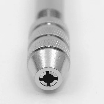 Drejeligt Hoved Pin-Rundt Hoved Micro Twist Bor Aluminium Legering Træbearbejdning Boring til Smykker Ure Hobby Hånd Værktøj