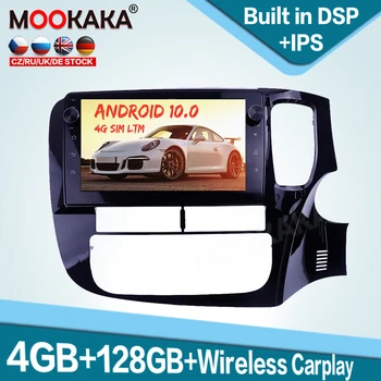 128GB Carplay Android 10.0 Car Multimedia Afspiller til Twitter outlander 14-18 Auto Radio GPS-Navigation Lyd Stereo Head Unit