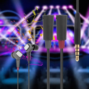 B2EF Udskiftning hovedtelefon kabel -Audio Kabel-Udvidelse Musik Ledningen til Sennheiser IE8I IE80 IE80S Hovedtelefoner Headset