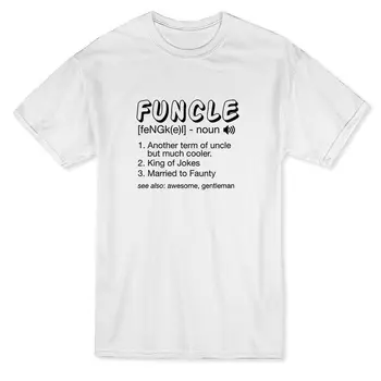 Funcle Definition Sjove Grafiske kortærmet T-shirt med Print Casual T-Shirt Mænd ER t-Shirts, Korte Ærmer Hipster Tee Tee Top