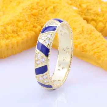 Stilfuld og elegant 925 sterling sølv fashion bryllup smykker ring