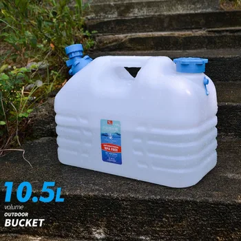MagiDeal 10.5 L Genanvendelig Plastik vandflaske Kande Container Spand Tank for Bil Vask, Havearbejde Hjem til Udendørs Madlavning, Drikke