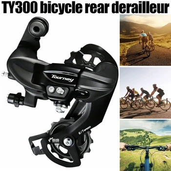 TY300 Bagskifter Universal Aluminium Legering 6/7/8/18/21/24 Speed Road Cykel Bagskifter Mountainbike Tilbehør