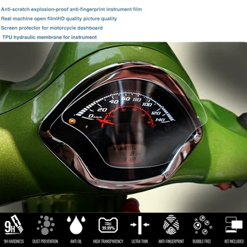 For VESPA GTS300 GTS-300 2017-2019 Motorcykel Instrument Blu-Ray-Ridse Beskyttelse Film Dash Board Screen Protector