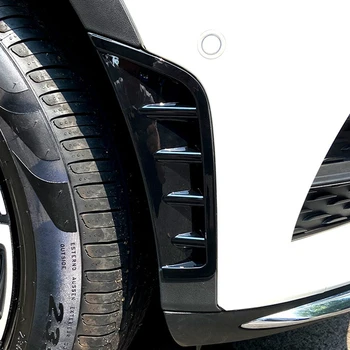 Bil Lyse Sort ABS Front Kofanger, Spoiler sidefløj Dekorative Dækning For Mercedes Benz GLC Klasse GLC260 GLC300 2020