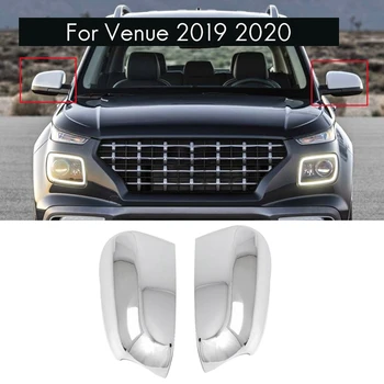 Chrome Rear View Mirror Cover Trim - Side Spejl dækkappe til Hyundai Sted 2019 2020
