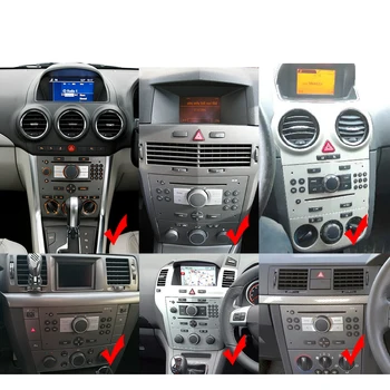UYKY Android 9.0 2Din Bil Radio GPS-Navigation Til Opel-Vauxhall Astra Vectra Antara Corsa Zafira Vivaro Meriva-Afspiller Bil radio