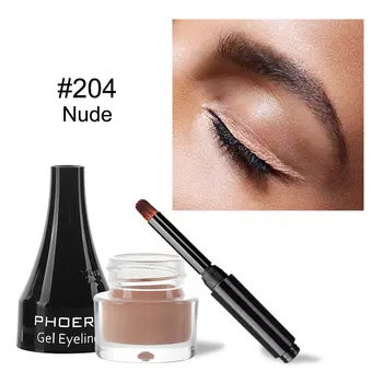PHOERA Professionel Nye Skinnende Flydende Eye Liner Kosmetik For Kvinder Pigment Langvarig 10 Farver Flydende Glitter Eyeliner Makeup