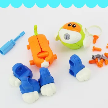 2019 Nyt Design DIY Mini Bygning Dyr 3D-Model Kids Puslespil Legetøj DIY Hund Kat Bygning Legetøj