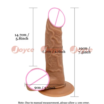 Realistisk Dildo for Kvinder Strap on Penis Fast Hud Føles Pik Dong Veiny Pik i Skeden Anal Prostata Stimulation Adult Sex Shop