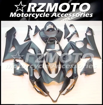 4 Gaver Ny ABS Motorcykel Fairing Kit Passer til Suzuki GSX-R1000 2005 2006 GSXR1000 05 06 Karrosseri sæt Custom Black mat