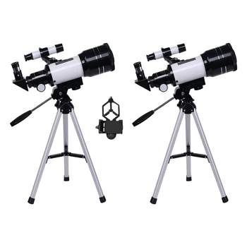 F30070 150X Astronomiske Reflektor Teleskop Sæt Med Stativ Holdbar