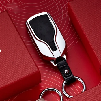 Aluminium Legering Bil Nøgle Dække Sagen For Maserati Levante Ghibli Quattroporte Granturismo Tilbehør Bil Smart Key Taske Dækker