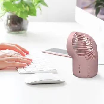 Mini Skrivebord, Loftvifte Bærbare Usb-Genopladelige Batteri Køling Desktop med Bluetooth-5.0 Højttaler til Hjemmet, Kontoret, soveværelset