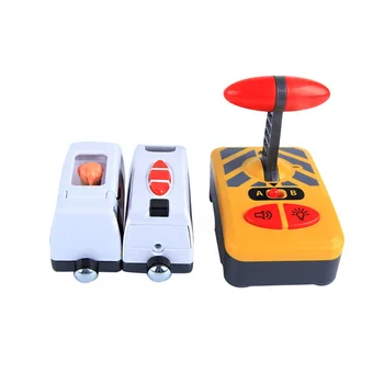 Dreng Elektrisk Fjernbetjening RC Toy Train Kompatibel Med Til Træ-Spor Legetøj Gave Til Børn Børn Drenge Fødselsdag Gave til Stede