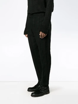 Mænd tøj GD Hår Stylist Catwalk mode af høj kvalitet Syning stribe ankel længde bukser plus size kostumer