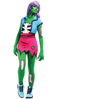 Nye Halloween Kostumer Til Kvinder Horror Zombie Kostume Kvinde Sexy Skelet cosplay Halloween Tøj Buksedragt Bodycon for voksne