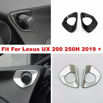 Betjeningspanel Kontrol indstillingsringen Dekoration Pailletter Dække Trim Fit for Lexus UX 200 250H 2019 2020 ABS Mat