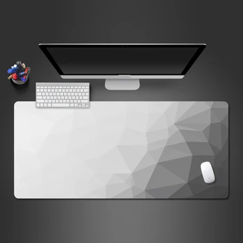 Farve Kreative Personlighed Spillet Mouse Pad Og Store Grå Gradient Desktop Tastatur Lås Grænsen Vaskbare Gummi Pad