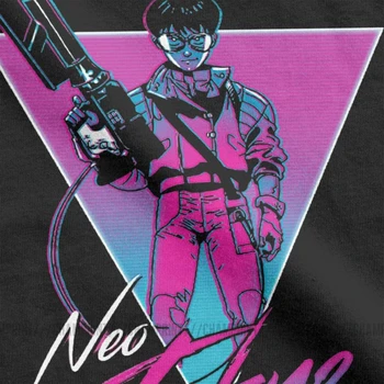Neo Tokyo Akira Mænd T-Shirts Manga Kaneda Vaporwave Japansk Anime Sjove Tees Kort Ærme T-Shirts Bomuld Grafisk Trykt