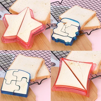 Brød Mould Cutter DIY-Kreative Søde Form for Sandwich Toast Cookie plastform