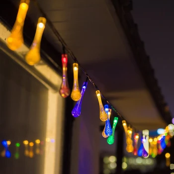Garland LED Bold String Lys Jul Halloween Pære Fe String Udendørs Lys til Hjemmet Bryllup Fest Dekoration
