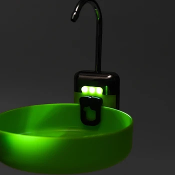 2021 Nye Udendørs Fiskeri Iltning luftpumpe USB-Intelligent Sensor, Vand, Ilt Pumpe Bærbare Smart Induktion LED Lys