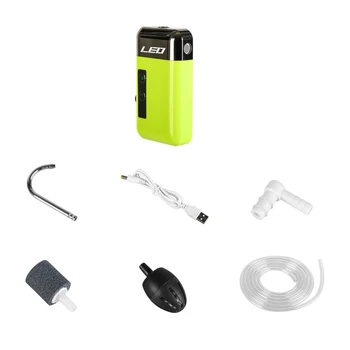 2021 Nye Udendørs Fiskeri Iltning luftpumpe USB-Intelligent Sensor, Vand, Ilt Pumpe Bærbare Smart Induktion LED Lys
