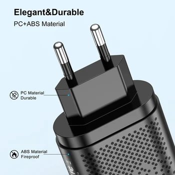 ELECTOP USB Type C Oplader Mini Quick Charge 3.0 KK PD 20W Mobiltelefon Oplader til iPhone, Samsung 12 Xiaomi Hurtigt Væg Opladere