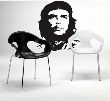 Gratis shiping DIY Che Guevara Vinyl vægoverføringsbillede Wall Stickers Vægmaleri Tapet Væg Kunst boligindretning
