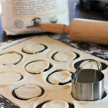 Nye 5pcs Rustfrit Stål Cookie Kiks DIY Skimmel Blomst Shape Cutter Bagning Mould Værktøjer Kage Cookie Hjem Bagning Værktøjer
