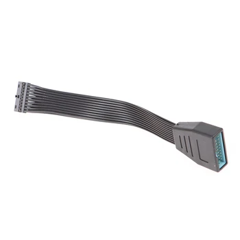 15CM USB 3.0 20Pin 19Pin Mandlige og Kvindelige Bundkort Kabel-Adapter 26AWG