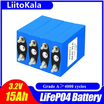 LiitoKala 3.2 v 15ah lifepo4 genopladeligt batteri, lithium-Jern-fosfat batteri af elbil batteri 3.2 V 15000mah