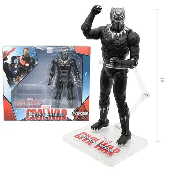 18cm Marvel Legender Avengers Black Widow Spider-Man, Iron Man, Hulk Thanos Action Figur PVC Samling Model Legetøj Til Børn Gave