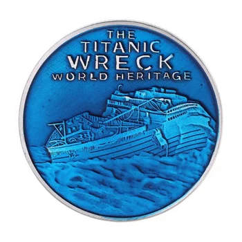 Titanic Erindringsmønt Delikat Præg Mønt Meningsfuld Kunst Mønt