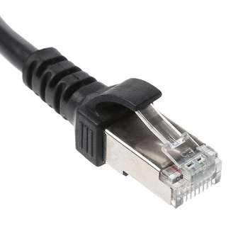 LAN-Ethernet-Netværk RJ45 1 Mandlige og 3 Kvindelige Stik Splitter Adapter Kabel H052