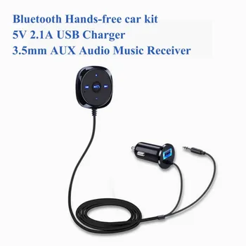 Hot Høj Kvalitet Bil Bluetooth-Adapter 2.1 EN USB Bil Oplader Trådløs Lyd MP3-Afspiller Receiver Black Bluetooth Bil Transmitter .