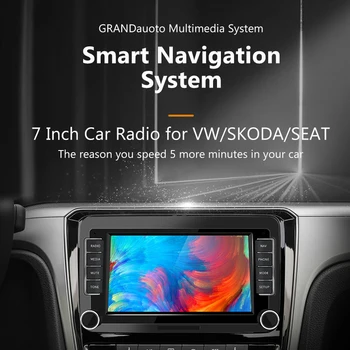 GRANDnavi 2din Android Til VW Volkswagen Golf 5 Skoda Octavia ll lll Passat Polo Fabia Bil Radio 2 Din Auto Multimedie-Afspiller
