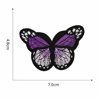 16/36pcs Diy Blomst Butterfly Jern På Patches Broderet Solsikke Søde Sy På Applique Patches For Store, Farverige Tøj