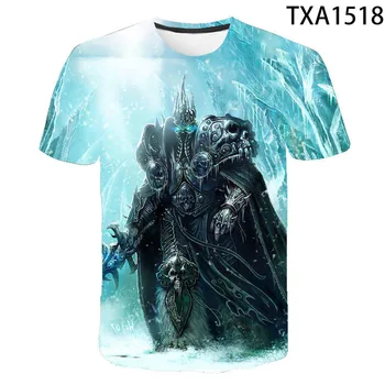 2021 Nye Sommer Warcraft Casual 3D-T-shirt Mænd, Kvinder, Børn Fashion Streetwear Dreng Pige Børn Trykt T-shirt Cool Toppe Tee