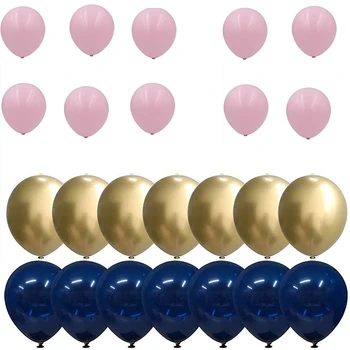 Nye Mat Navy Blå Ballon Guirlande-Arch Kits,Pink Guld Ballon Guirlande,til Bryllup/barnedåb/Birthday Party Indretning