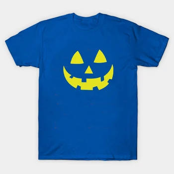 Smilende Græskar Ansigt Sjov Halloween T-Shirt Sommer Bomuld kortærmet O-Hals Unisex T-Shirt Nye S-3XL