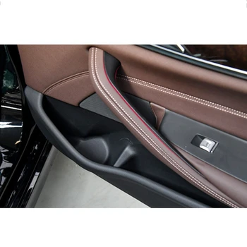 Nyny Bil Styling Indvendige dørhåndtag Dække Trim Døren Skål Klistermærker Udsmykning til BMW 5-Serie G30 ABS