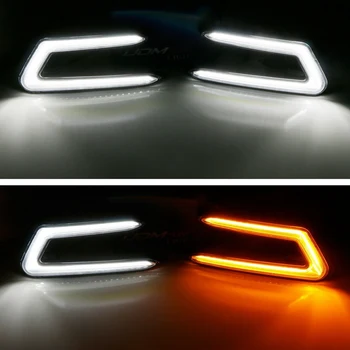 C-Ring, LED Kørelys Tåge Lygte med blinklyset til 2018-2020 Toyota Camry L LE XLE