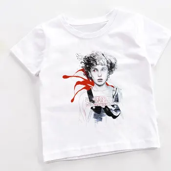 Kvinder Sommer Tøj 2020 Fremmed Ting Tilbehør Polyester Bomuld T-Shirt Kort Ærme O-Hals Hvid Top Nytår Tøj