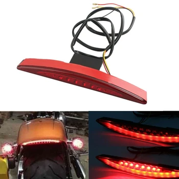Motorcykel bagskærm Tip LED Bremse baglygte Lampe til Breakout FXSB 2013 -2019 bagskærm Tip Lys Rød Linse