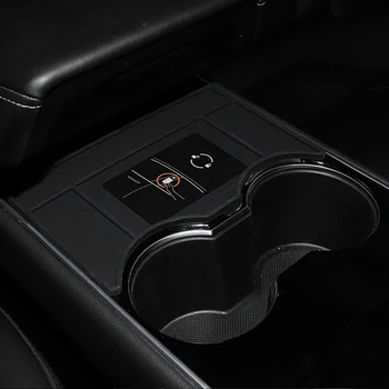 Bil Start nøglekort Prop for Tesla Model 3 Model Y Centrale Position Start af Motor Kortholderen Arrangør Tilbehør