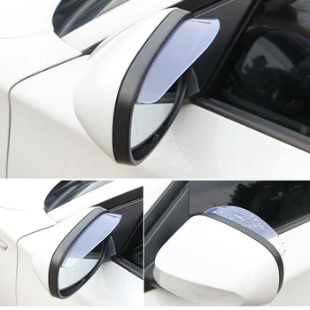 PVC-Car Rear view Mirror mærkat regn øjenbryn Til BMW 335is Scooter Gran 760Li 320d 135i E60 E36 F30 F30